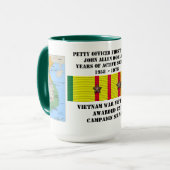 2 STERNE SAILOR VIETNAM KRIEG TASSE (Vorderseite Links)