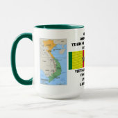 2 STERNE ZUR BEKÄMPFUNG DES MEERESVIETNAM-KRIEGES TASSE (Links)