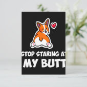 2 Stop Starting At My Butt Save The Date (Stehend Vorderseite)