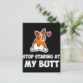 2 Stopp bei meinem Hintern Postkarte (Stehend Vorderseite)