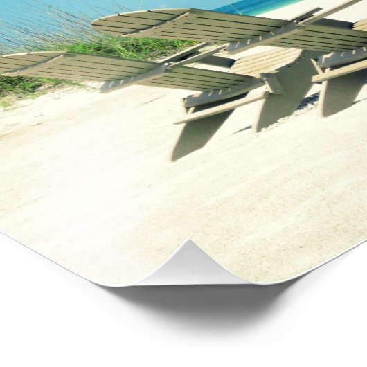 2 Strandstühle Fotodruck (Ecke)