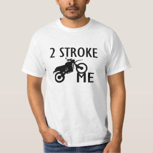 2 streichen Sie mich Schmutz-Fahrrad T-Shirt