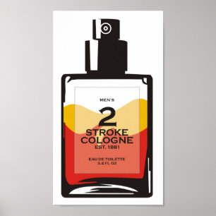 "2 Stroke Cologne" Sledders.com Poster