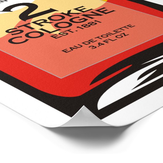 "2 Stroke Cologne" Sledders.com Poster (Ecke)