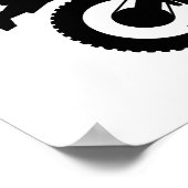 2 Stroke Me Dirt Bike Poster (Ecke)