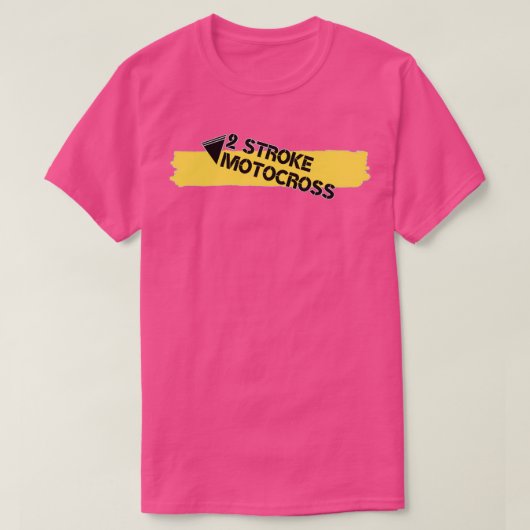 2 Stroke Motocross White T-Shirt (Design vorne)