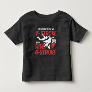 2 Stroke MX Motocross Dirt Bike Rider Supercross Kleinkind T-shirt