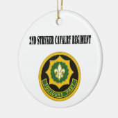 2. Stryker Kavallerie-Regiment-Verzierung Keramik Ornament (Links)
