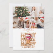2 Süße Lebkuchen Frohe Weihnachten  (Vorderseite)