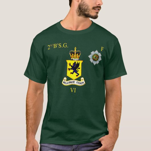 2. T - Shirt Bn Scots Guards F Company (Vorderseite)