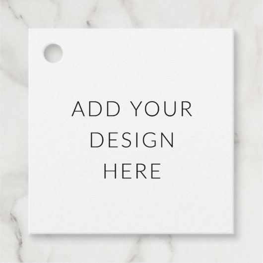 2" Tag-Druck auf dem Platz Geschenkanhänger (Vorderseite)