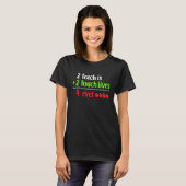 2 Teach is 2 Touchs lebt 4 pro T-Shirt (Vorne ganz)