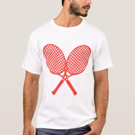 2 Tennisschläger 2204 T-Shirt