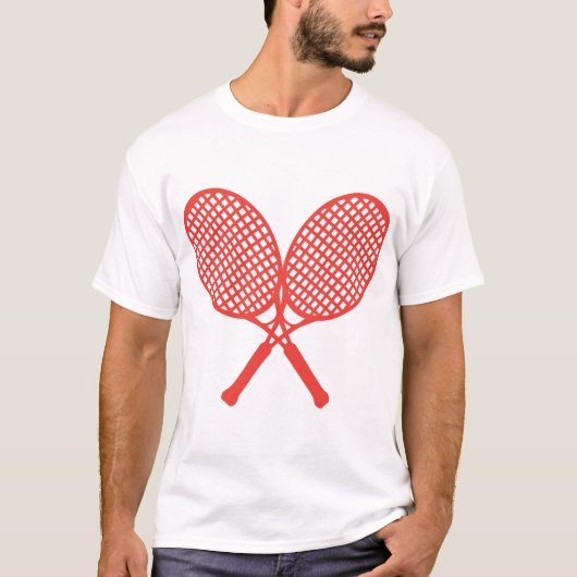 2 Tennisschläger 2204 T-Shirt (Vorderseite)
