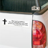 2 Thessalonians 3:3 Bible Verse Bumper Sticker Autoaufkleber (Auf Lkw)