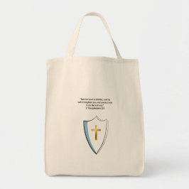 2 Thessalonians 3:3 Christian Gift Tote Bag Tragetasche