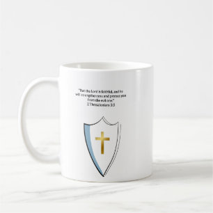 2 Thessalonicher 3:3 Christlicher Vers Tasse Glaub