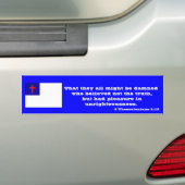 2 Thessaloniki 2:12 Autoaufkleber (Auf Auto)