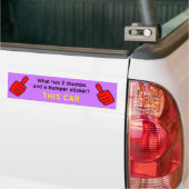 2 Thumbs Autoaufkleber (Auf Lkw)