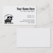 2. Tierarzt Identifikation DMZ Korea Visitenkarte (Vorne/Hinten)