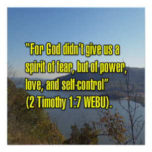 2 Timotheus 1:7 WEBU Poster