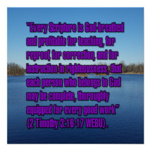 2 Timotheus 3:16-17 WEBU Poster