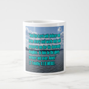 2 Timotheus 4:18 WEBU Mug Jumbo-Tasse