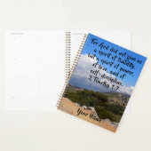 2 Timothy 1:7 Custom Bible Verse Planer (Anzeige)