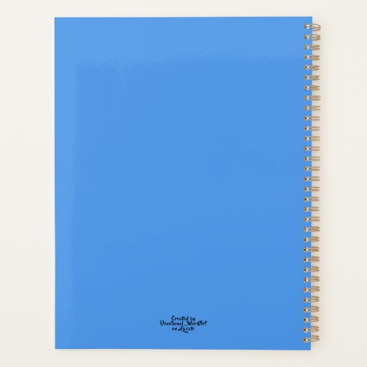 2 Timothy 1:7 Custom Bible Verse Planer (Rückseite)