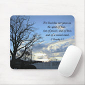 2 Timothy 1:7 Denn Gott hat uns den Geist nicht ge Mousepad (Mit Mouse)