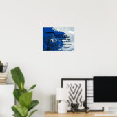 2. Timothy 1:7 Denn Gott hat uns nicht gegeben.... Poster (Heimbüro)