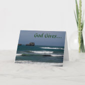 2 Timothy 1:7 Ermutigungskarte Karte (Vorderseite)