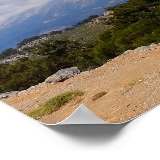 2 Timothy 1:7 Landschaftlich Bibelverse Poster (Ecke)