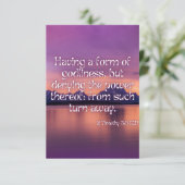 2 Timothy 3:5 KJV Bible Scripture Pic Begrüßung Karte (Stehend Vorderseite)