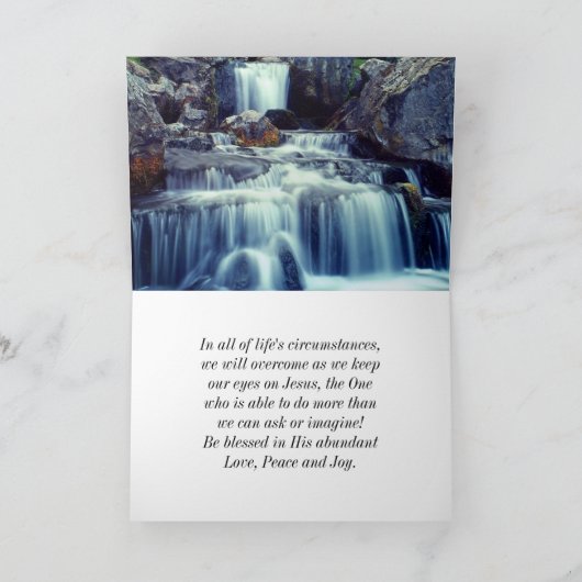 2 Timothy 4:17 Der Herr gab mir die Kraft-Bibel Karte (Innenseite)