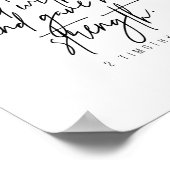 2 Timothy 4:17 Poster (Ecke)