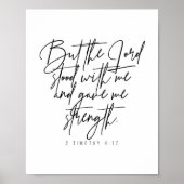 2 Timothy 4:17 Poster (Vorne)