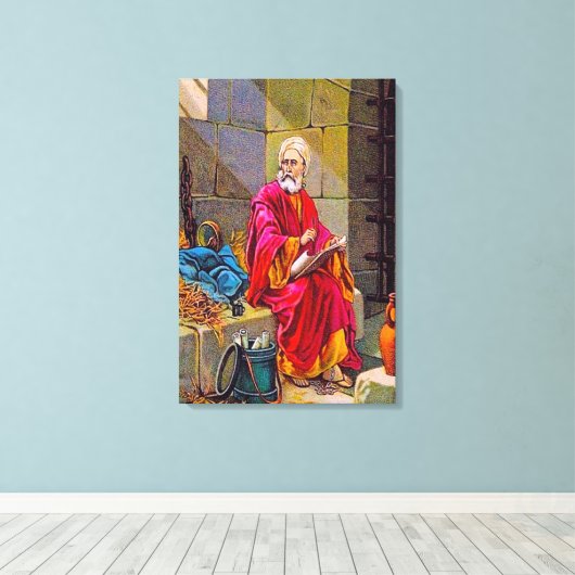 2 Timothy 4:6-8 Ich habe die Leinwand beendet (Insitu (Holzboden))