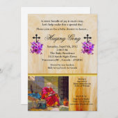 2 Timothy 4:6-8 Ich habe eine Babydusche fertig ge Einladung (Vorne/Hinten)