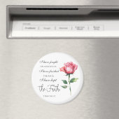 2 Timothy 4:7 - Ich habe den guten Kampf gekämpft Magnet (In Situ (Geschirrspüler))