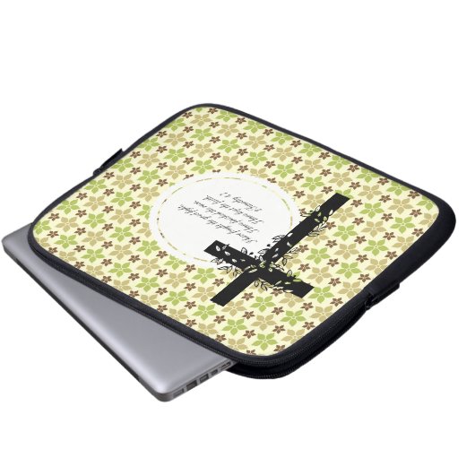 2 Timothy 4:7 Notebook- oder Netbook Carrier Sleev Laptopschutzhülle (Vorne Knopf)