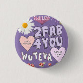 2 tolle 4 Sie Button (Vorderseite)
