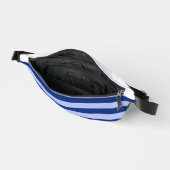2-Ton-Blau-Streifen Bauchtasche (Offen)