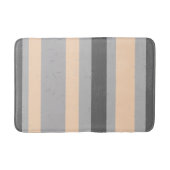 2 Ton-Grau und Pfirsich-breite asymetrische Badematte (Vorderseite)