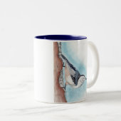 2 Ton-Kleiber-Tasse Zweifarbige Tasse (VorderseiteRechts)