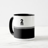 2-Ton Plattenen-Tasse Tasse (Vorderseite Links)