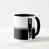 2-Ton Plattenen-Tasse Tasse (VorderseiteRechts)