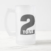 2 Ton-Tasse Mattglas Bierglas (Links)