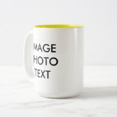 2-Ton-Tasse-YELLOW Zweifarbige Tasse (Vorderseite Links)