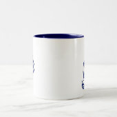 2-Tone Blue 11oz Tasse (Mittel)